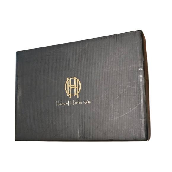 House of Harlow 1960 x REVOLVE Diana Heel in Black EUC Size 6 - Picture 8 of 8